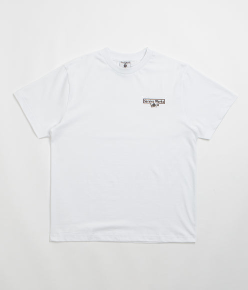 Service Works Trademark T-Shirt - White / Black