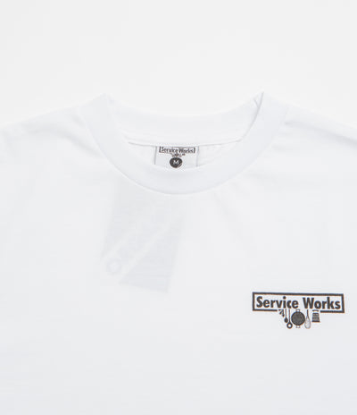 Service Works Trademark T-Shirt - White / Black