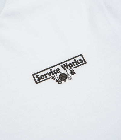 Service Works Trademark T-Shirt - White / Black