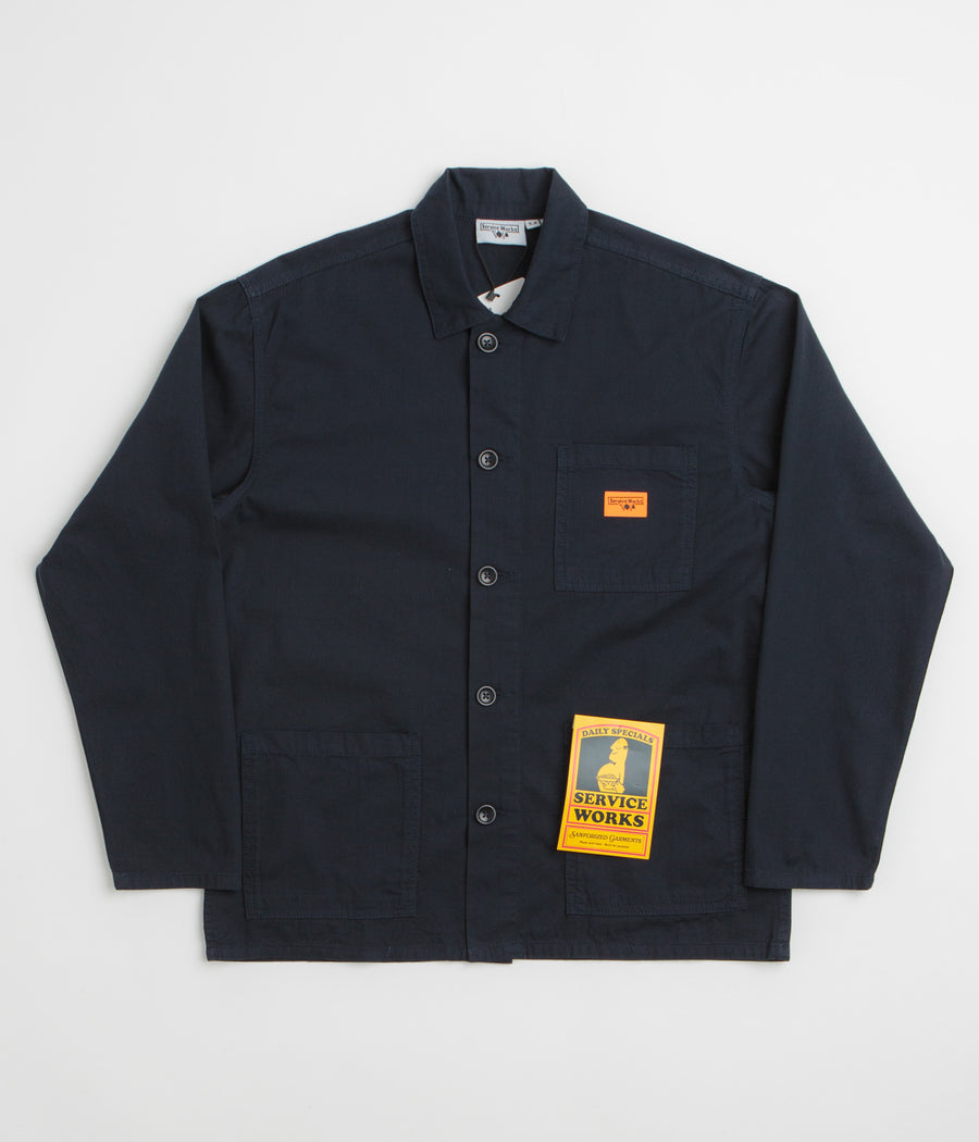 Service Works Twill Chore Shirt - Dark Navy