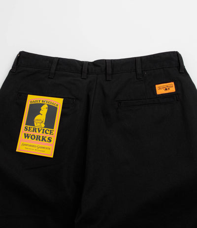 Service Works Twill Part Timer Pants - Black