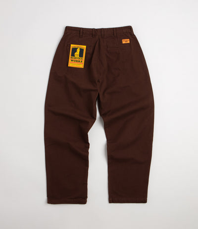 Service Works Twill Part Timer Pants - Brown