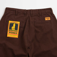 Service Works Twill Part Timer Pants - Brown thumbnail