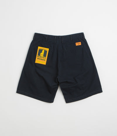 Service Works Twill Part Timer Shorts in Dark Navy