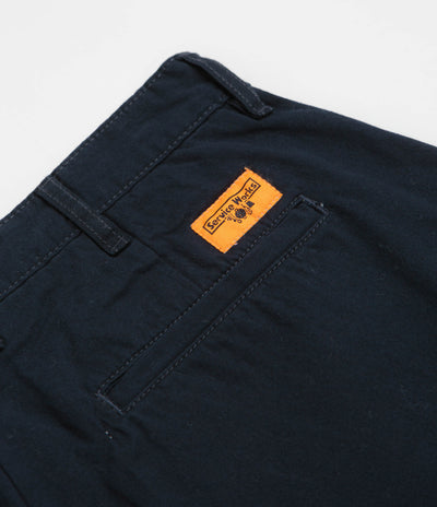 Service Works Twill Part Timer Shorts in Dark Navy