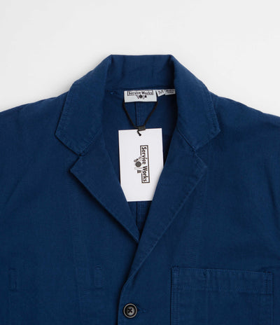Service Works Twill Server Suit Jacket - Blue