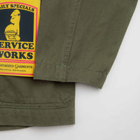 Service Works Twill Server Suit Jacket - Olive thumbnail
