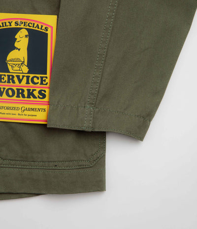 Service Works Twill Server Suit Jacket - Olive
