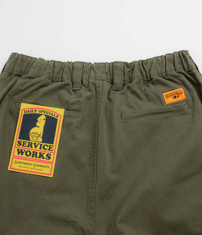 Service Works Twill Waiter Pants - Olive / Green