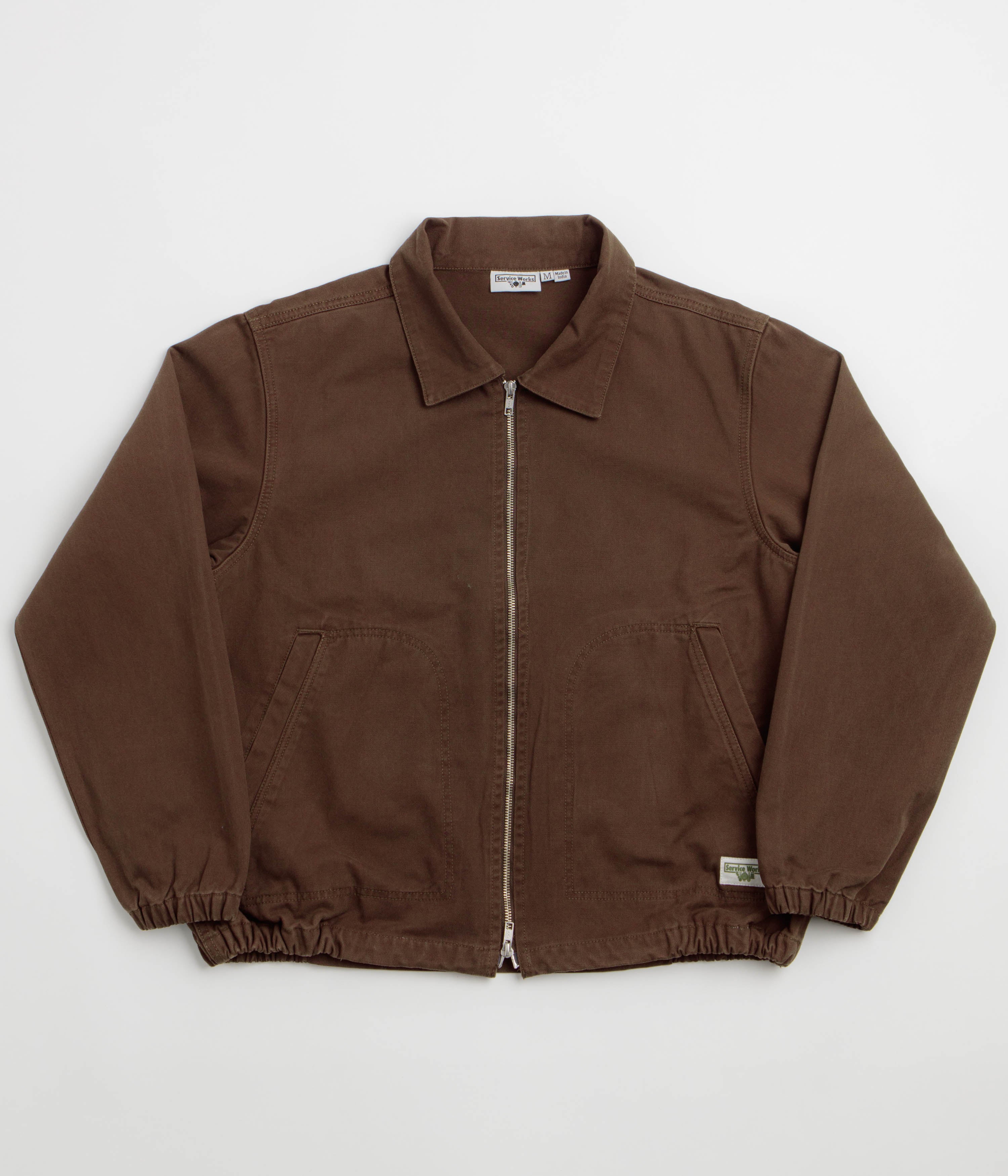 Service Works Twill Work Jacket - Brown