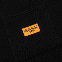 Service Works Waffle Contrast Thermal Long Sleeve T-Shirt - Black / White thumbnail