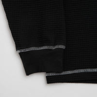 Service Works Waffle Contrast Thermal Long Sleeve T-Shirt - Black / White thumbnail