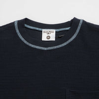 Service Works Waffle Contrast Thermal Long Sleeve T-Shirt - Navy / Blue thumbnail