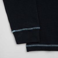 Service Works Waffle Contrast Thermal Long Sleeve T-Shirt - Navy / Blue thumbnail