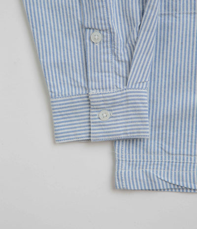 Service Works Waiter Shirt - Oxford Blue Stripe