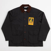 Service Works Waxed Barn Coat - Black thumbnail
