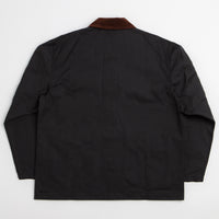 Service Works Waxed Barn Coat - Black thumbnail
