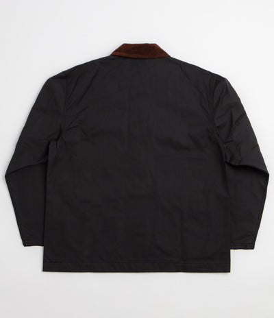 Service Works Waxed Barn Coat - Black
