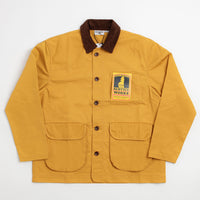 Service Works Waxed Barn Coat - Ochre thumbnail