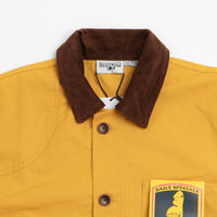 Service Works Waxed Barn Coat - Ochre thumbnail