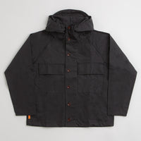 Service Works Waxed Cotton Allotment Parka - Black thumbnail