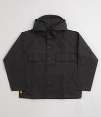 Service Works Waxed Cotton Allotment Parka in Black