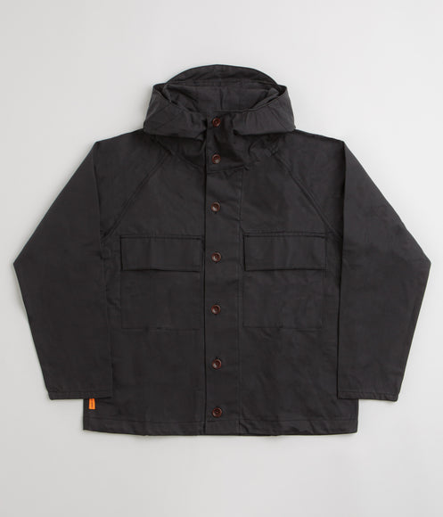 Service Works Waxed Cotton Allotment Parka - Black