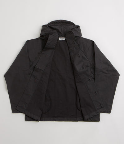 Service Works Waxed Cotton Allotment Parka - Black