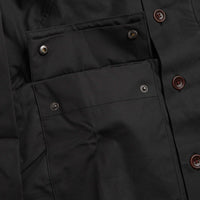 Service Works Waxed Cotton Allotment Parka - Black thumbnail