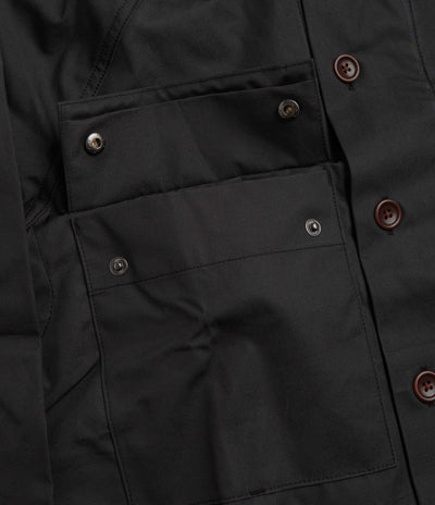 Service Works Waxed Cotton Allotment Parka - Black