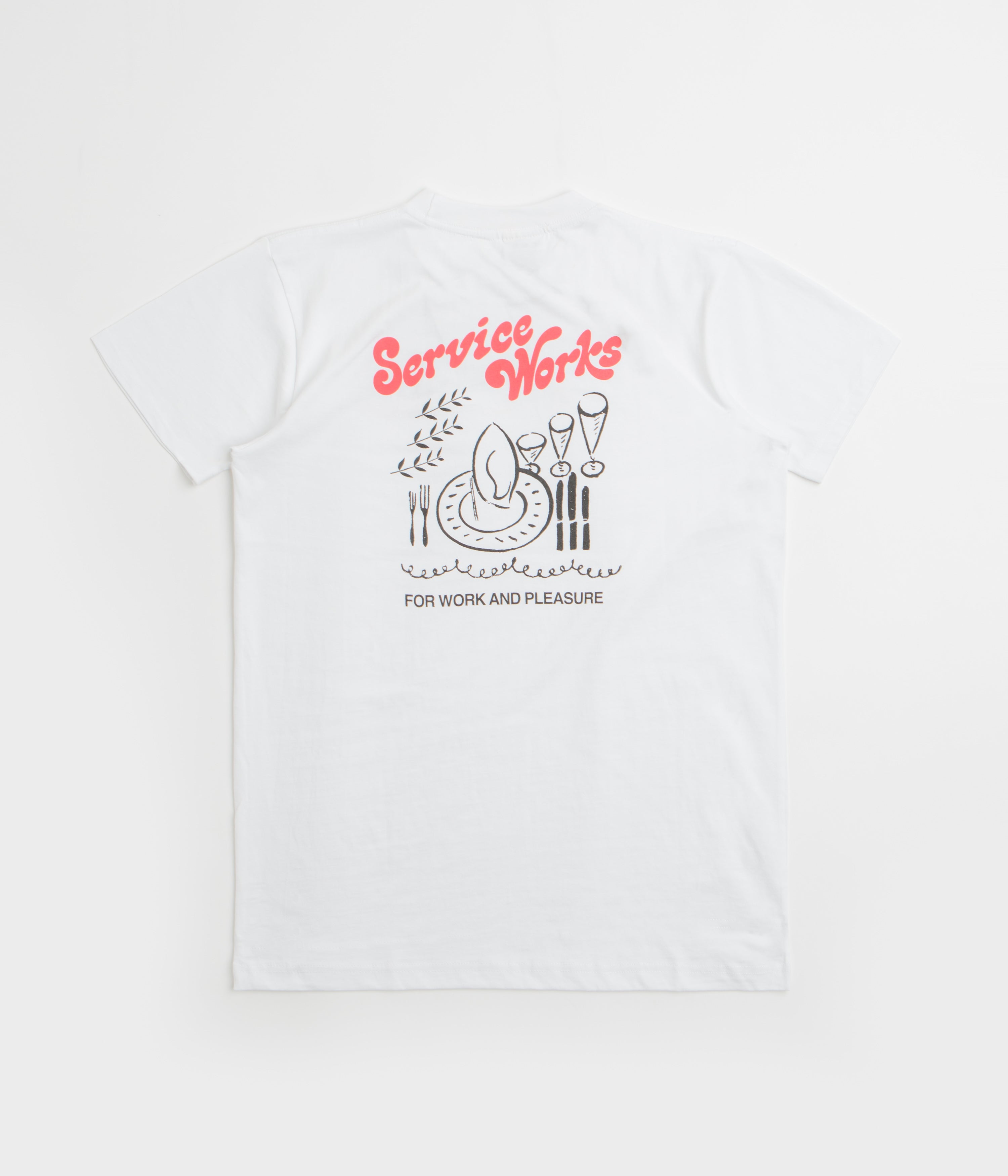 Service Works Work + Pleasure T-Shirt in White