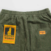 Service Works Xerox Camo Chef Pants - Olive thumbnail