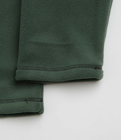 Sexhippies Box Fleece Crewneck Sweatshirt in Forest and Olive