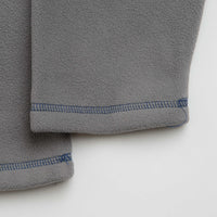 Sexhippies Box Fleece Crewneck Sweatshirt in Light Grey and Charcoal thumbnail