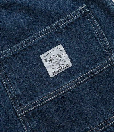 Sexhippies Carpenter Jeans in Medium Blue