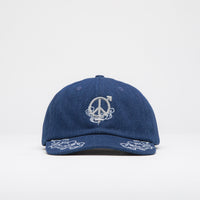 Sexhippies Cloud OG Logo Cap - Dark Denim / White thumbnail
