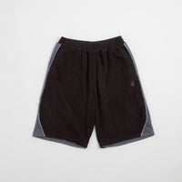 Sexhippies Grid Fleece Shorts - Black / Silver thumbnail