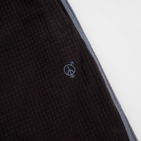 Sexhippies Grid Fleece Shorts - Black / Silver thumbnail