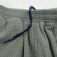 Sexhippies Grid Fleece Shorts - Sage / Navy thumbnail
