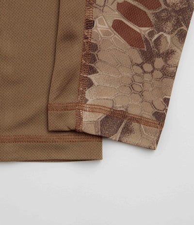 Sexhippies Kryptek Quick Dry Thermal Long Sleeve T-Shirt - Highlander Kryptek / Coyote Brown