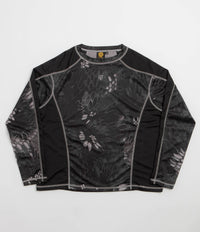 Sexhippies Kryptek Quick Dry Thermal Long Sleeve T-Shirt in Night Kryptek and Black