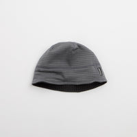 Sexhippies Reversible Grid Fleece Beanie - Black / Mid Grey thumbnail