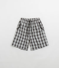Sexhippies Seersucker Plaid Shorts in Black and White