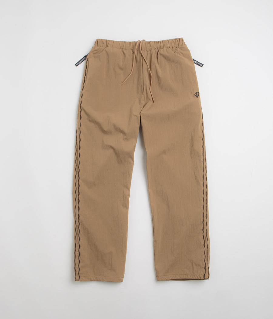 Sexhippies Welders Stitch Easy Pants in Light Brown and Black