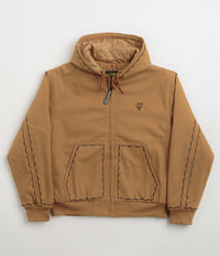 Sexhippies Welders Stitch Heavyweight Canvas Jacket in Work Wear Brown