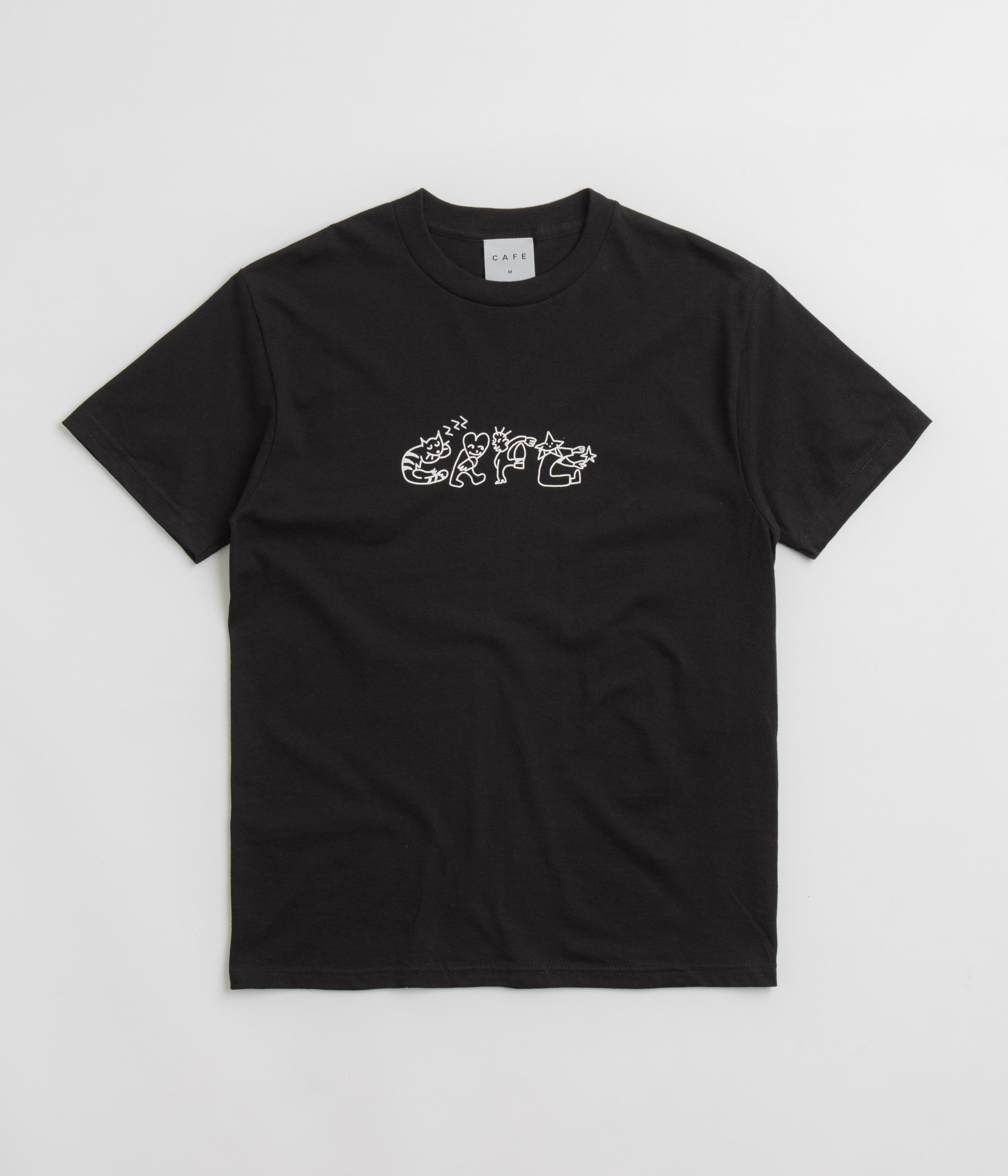 Skateboard Cafe Buddy T-Shirt in Black