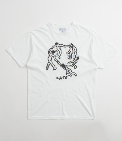 Skateboard Cafe Dance Circle T-Shirt - White
