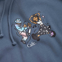 Skateboard Cafe Dancing Hoodie - Slate thumbnail