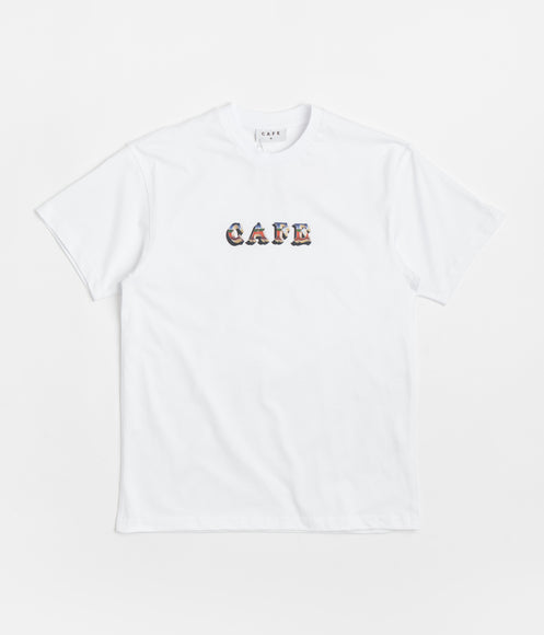 Skateboard Cafe Mr Finbar T-Shirt - White