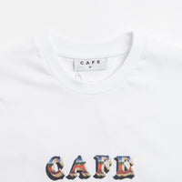 Skateboard Cafe Mr Finbar T-Shirt - White thumbnail